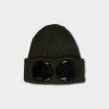 C.P. Company WOOL GOGGLE BEANIE IVY GREEN -jupiter shop C.P.Company GoogleBeanie Green