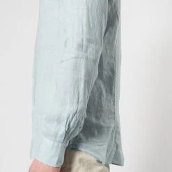 XACUS CASUAL LINEN SHIRT BLUE -jupiter shop CASUAL LINEN SHIRT BLUE SKJORTA XACUS Jupiter Kungsgatan Norrlandsgatan Stockholm 7