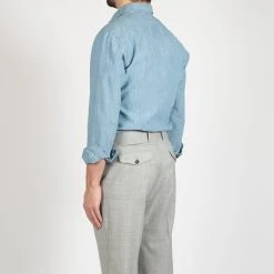 XACUS CHAMBRAY COWBOY SHIRT L.DENIM -jupiter shop CHAMBRAY COWBOY SHIRT LDENIM SKJORTA XACUS Jupiter Kungsgatan Norrlandsgatan Stockholm 6