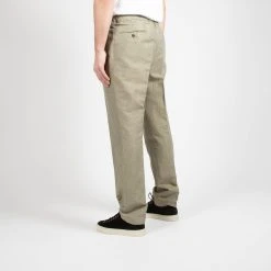 JUPITER X CAVALIERE COTTON LINEN DRAWSTRING TROUSER GREEN -jupiter shop COTTON LINEN DRAWSTRING TROUSER GREEN BYXA JUPITER X CAVALIERE Jupiter Kungsgatan Norrlandsgatan Stockholm 4