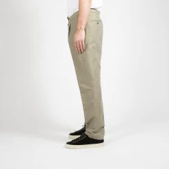 JUPITER X CAVALIERE COTTON LINEN DRAWSTRING TROUSER GREEN -jupiter shop COTTON LINEN DRAWSTRING TROUSER GREEN BYXA JUPITER X CAVALIERE Jupiter Kungsgatan Norrlandsgatan Stockholm 6