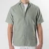XACUS COTTON SHORT SLEEVE SHIRT GREEN -jupiter shop COTTON SHORT SLEEVE SHIRT GREEN SKJORTA XACUS Jupiter Kungsgatan Norrlandsgatan Stockholm