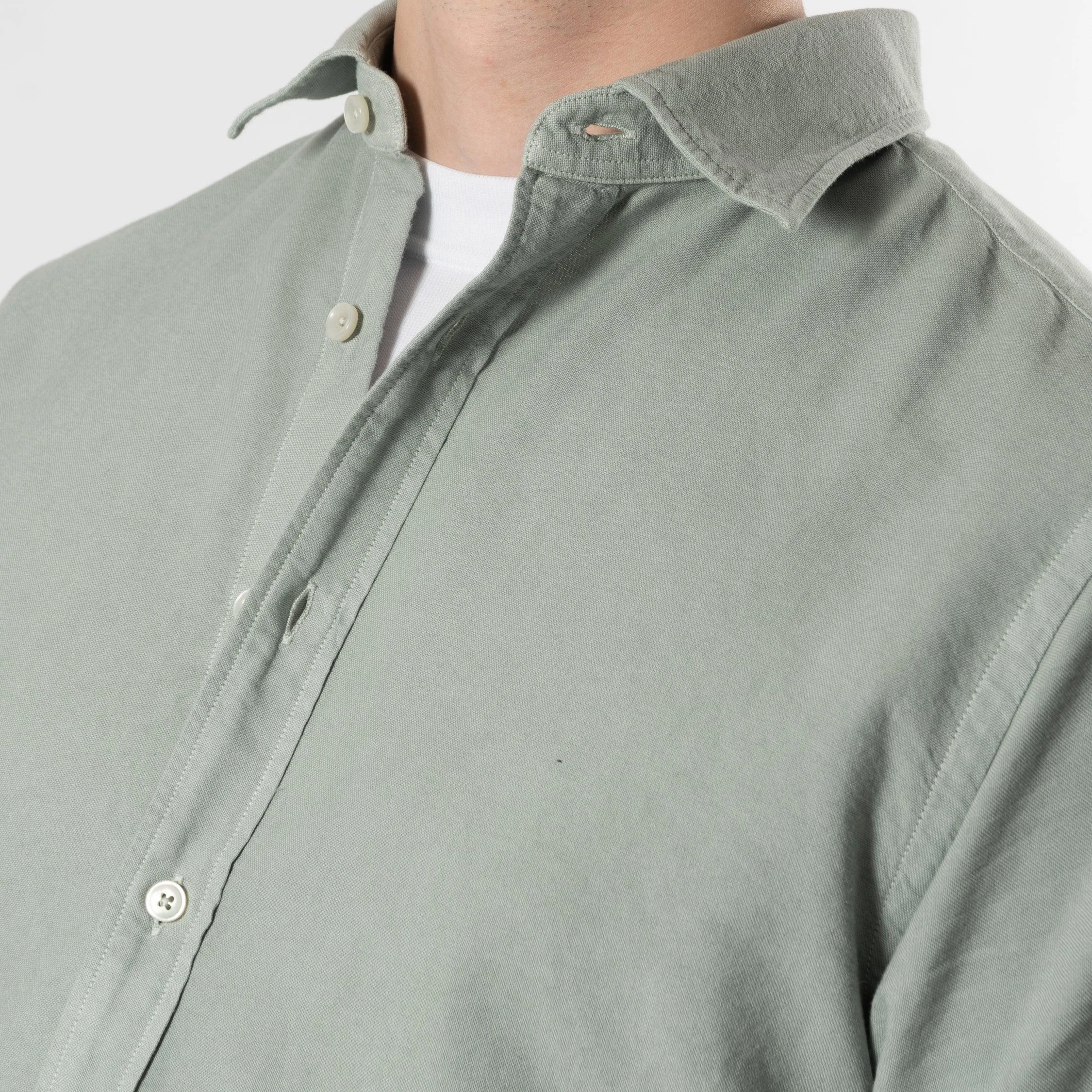 XACUS COTTON SHORT SLEEVE SHIRT GREEN 4 XACUS COTTON SHORT SLEEVE SHIRT GREEN - Bild 2