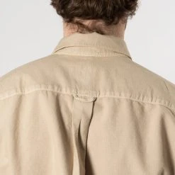 XACUS COTTON SHORT SLEEVE SHIRT KHAKI -jupiter shop COTTON SHORT SLEEVE SHIRT KHAKI SKJORTA XACUS Jupiter Kungsgatan Norrlandsgatan Stockholm 8