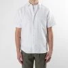 XACUS COTTON SHORT SLEEVE SHIRT WHITE -jupiter shop COTTON SHORT SLEEVE SHIRT WHITE SKJORTA XACUS Jupiter Kungsgatan Norrlandsgatan Stockholm