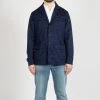 Rossi COTTON TWILL OVERSHIRT BLUE -jupiter shop COTTON TWILL OVERSHIRT BLUE HYBRIDSKJORTA ROSSI Jupiter Kungsgatan Norrlandsgatan Stockholm