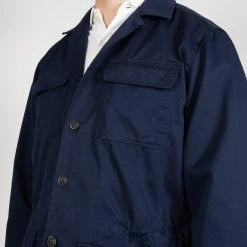 Rossi COTTON TWILL OVERSHIRT BLUE -jupiter shop COTTON TWILL OVERSHIRT BLUE HYBRIDSKJORTA ROSSI Jupiter Kungsgatan Norrlandsgatan Stockholm 3