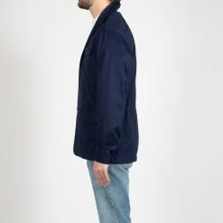 Rossi COTTON TWILL OVERSHIRT BLUE -jupiter shop COTTON TWILL OVERSHIRT BLUE HYBRIDSKJORTA ROSSI Jupiter Kungsgatan Norrlandsgatan Stockholm 4