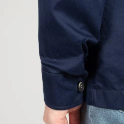 Rossi COTTON TWILL OVERSHIRT BLUE -jupiter shop COTTON TWILL OVERSHIRT BLUE HYBRIDSKJORTA ROSSI Jupiter Kungsgatan Norrlandsgatan Stockholm 7