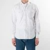 XACUS COWBOY COTTON TWILL SHIRT WHITE -jupiter shop COWBOY COTTON TWILL SHIRT WHITE SKJORTA XACUS Jupiter Kungsgatan Norrlandsgatan Stockholm