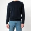 Filippo De Laurentiis CREWNECK RAGLAN SWEATER NAVY -jupiter shop CREWNECK RAGLAN SWEATER NAVY TROJA FILIPPO DE LAURENTIIS Jupiter Kungsgatan Norrlandsgatan Stockholm