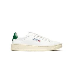 AUTRY DALLAS LOW LEATHER SNEAKER WHITE/GREEN