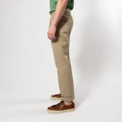 Tela Genova DAMASCO TWILL TROUSER BEIGE -jupiter shop DAMASCO TWILL TROUSER BEIGE BYXA TELA GENOVA Jupiter Kungsgatan Norrlandsgatan Stockholm 4