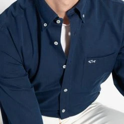 Paul&Shark DENIM SHIRT BLUE -jupiter shop DENIM SHIRT BLUE SKJORTA PAUL SHARK Jupiter Kungsgatan Norrlandsgatan Stockholm 5