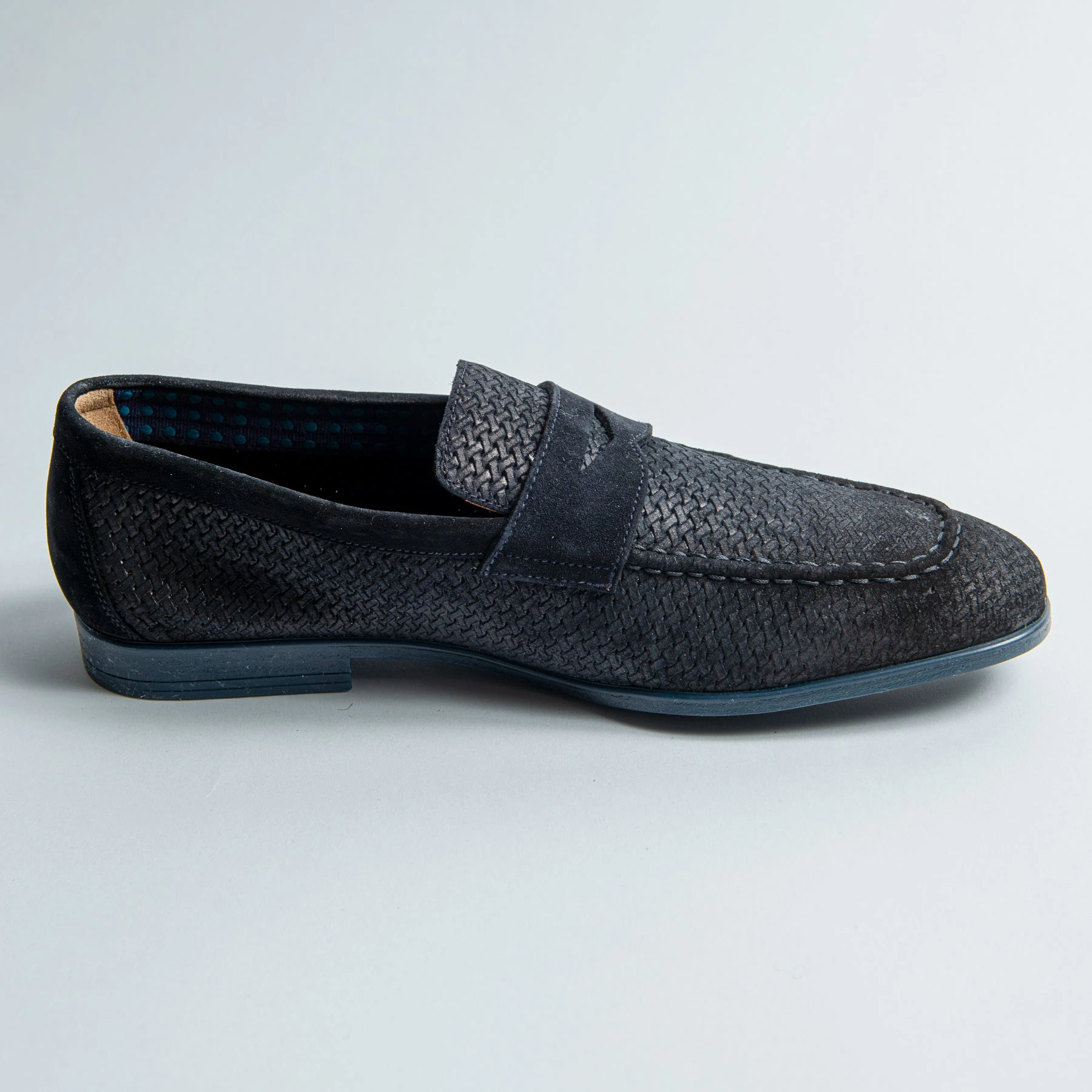 DOUCAL''S PENNY LOAFER ST INTERECCIO NAVY 3 DOUCAL''S PENNY LOAFER ST INTERECCIO NAVY