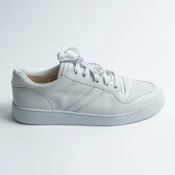 DOUCAL''S SNEAKER PUNZONATA WHITE