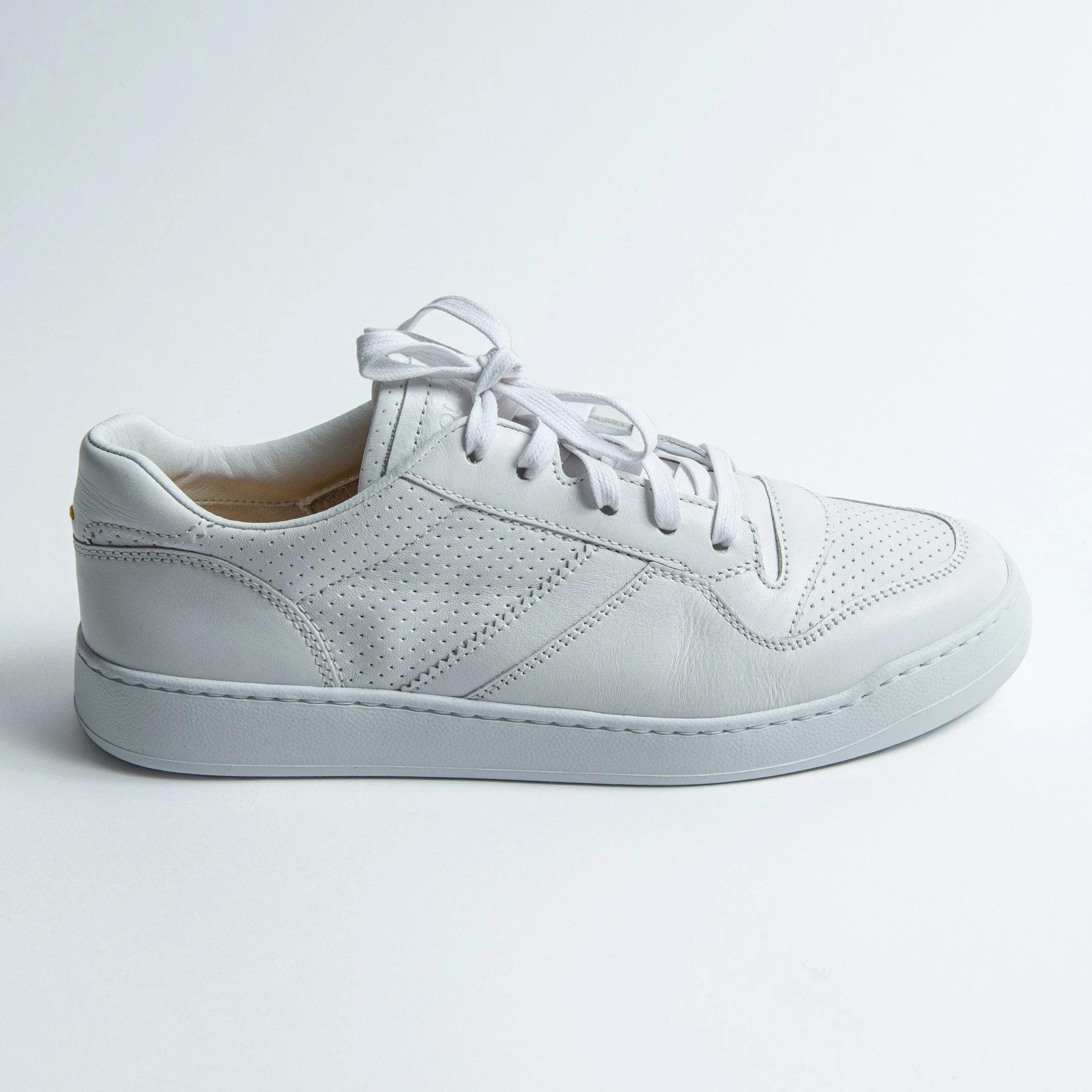DOUCAL''S SNEAKER PUNZONATA WHITE 3 DOUCAL''S SNEAKER PUNZONATA WHITE