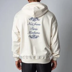 Drole De Monsieur LE HOODIE NFPM ORNEMENTS CREAM 11 Drole De Monsieur LE HOODIE NFPM ORNEMENTS CREAM -jupiter shop DROLEHOODIE 5