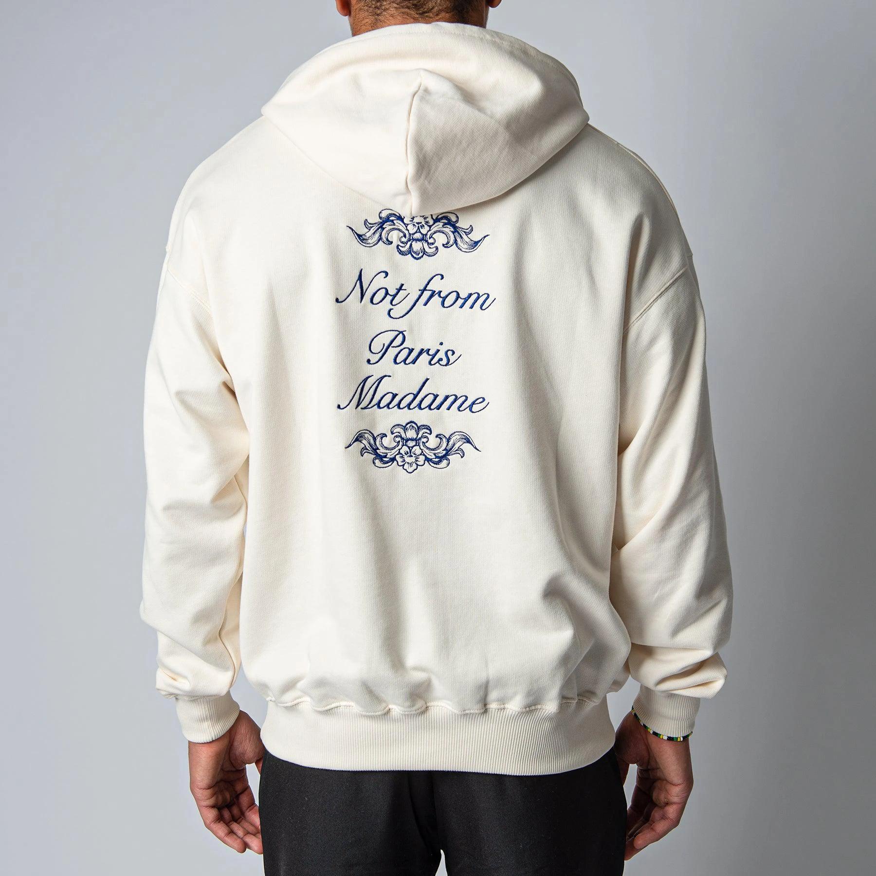 Drole De Monsieur LE HOODIE NFPM ORNEMENTS CREAM 6 Drole De Monsieur LE HOODIE NFPM ORNEMENTS CREAM - Bild 4