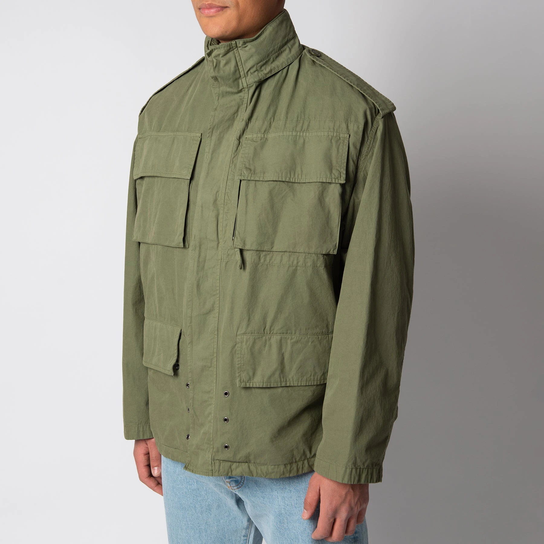 ASPESI GIUB. NORTON FIELD JACKET SALVIA 4 ASPESI GIUB. NORTON FIELD JACKET SALVIA - Bild 2