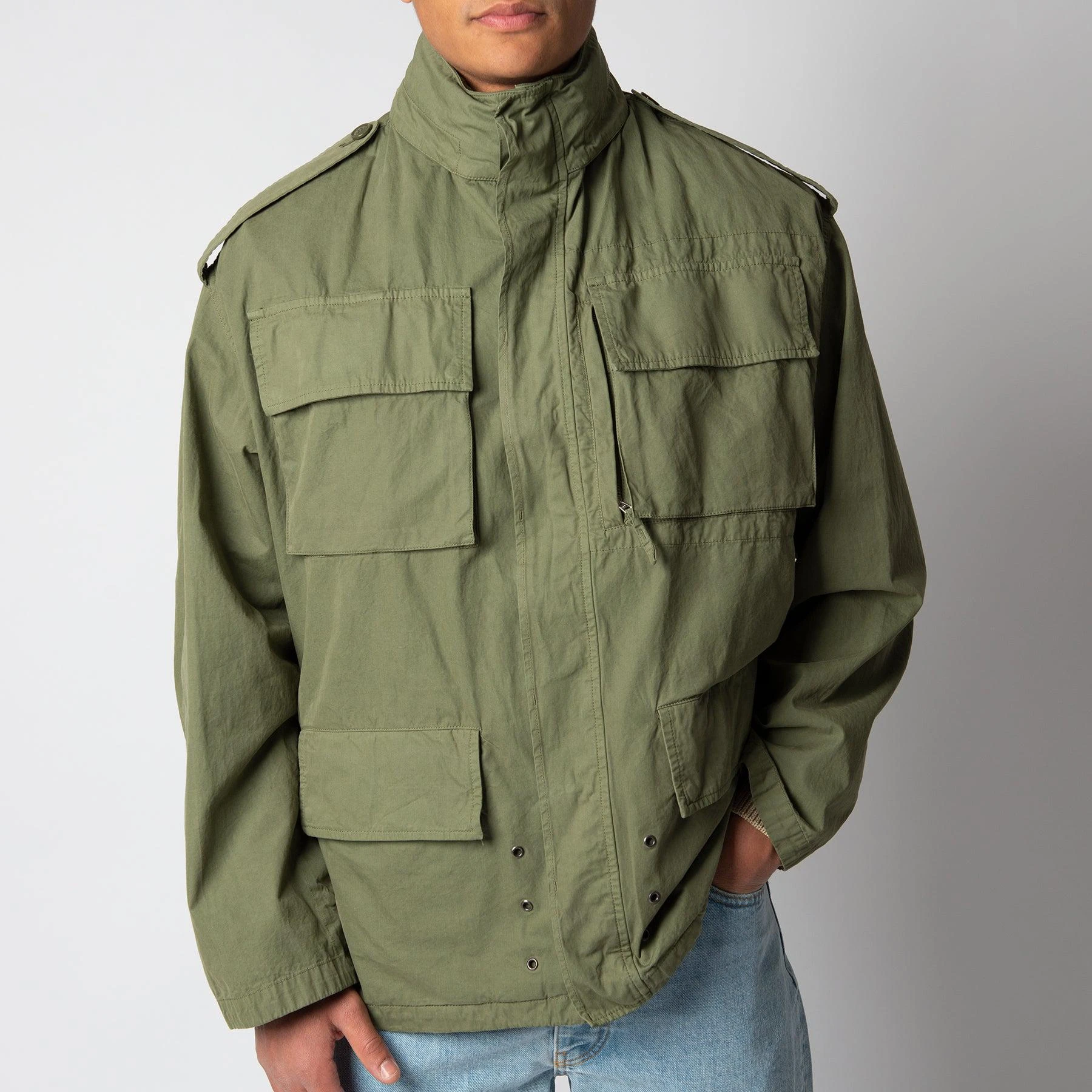 ASPESI GIUB. NORTON FIELD JACKET SALVIA 3 ASPESI GIUB. NORTON FIELD JACKET SALVIA
