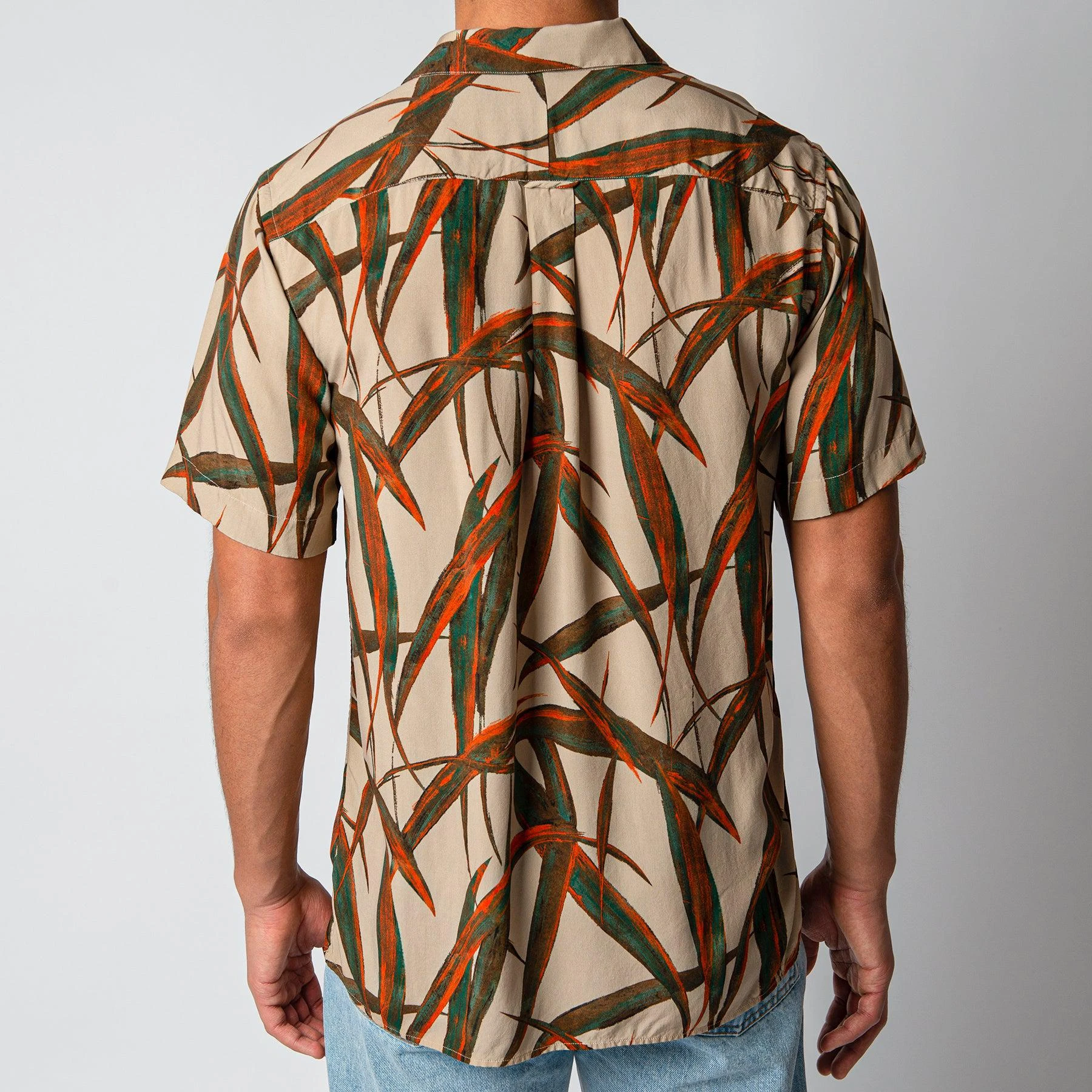 XACUS SHORT SLEEVE VINTAGE BOWLING SHIRT BEIGE 7 XACUS SHORT SLEEVE VINTAGE BOWLING SHIRT BEIGE - Bild 5