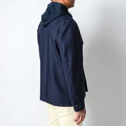 Lardini UGO LUXURY OVERSHIRT NAVY -jupiter shop DSC 3166