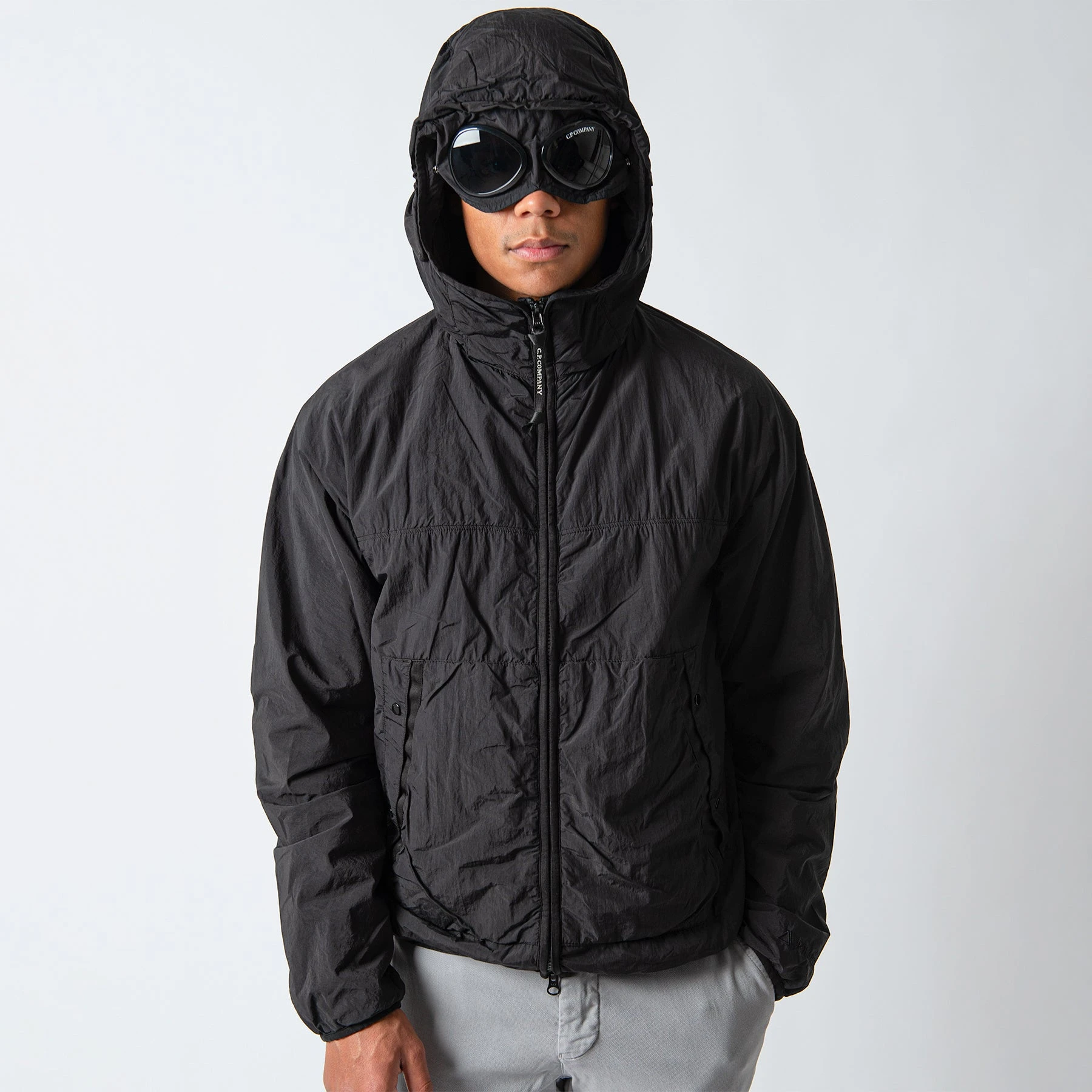 C.P. Company GARMENT DYED MEDIUM JACKET BLACK 3 C.P. Company GARMENT DYED MEDIUM JACKET BLACK