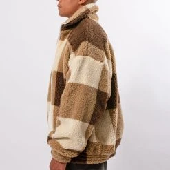 Drole De Monsieur LE MANTEAU CARREAUX BROWN -jupiter shop DSC 7095