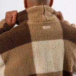 Drole De Monsieur LE MANTEAU CARREAUX BROWN -jupiter shop DSC 7100