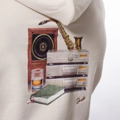 Drole De Monsieur LE HOODIE SAXOPHONE CREAM 14 Drole De Monsieur LE HOODIE SAXOPHONE CREAM -jupiter shop DSC 7133