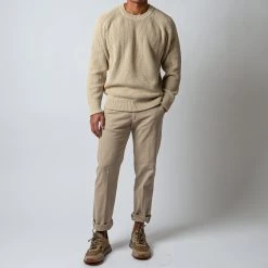 Briglia 1949 SOHO COTTON TROUSER BEIGE -jupiter shop DSC 7815