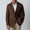 L.B.M.1911 JACK REG HERRINGBONE BLAZER BROWN -jupiter shop DSC 7868