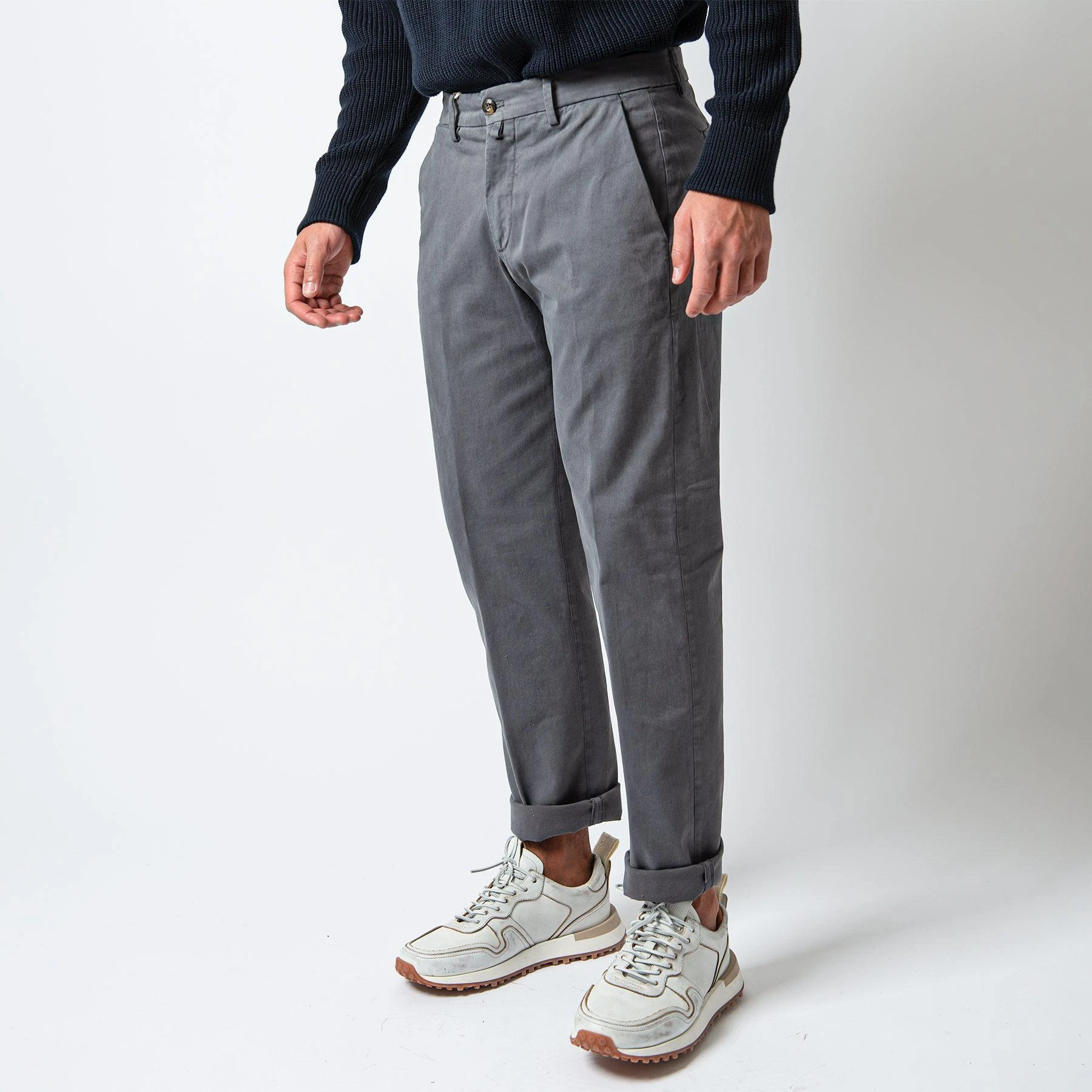 Briglia 1949 SOHO COTTON TROUSER GREY 4 Briglia 1949 SOHO COTTON TROUSER GREY - Bild 2