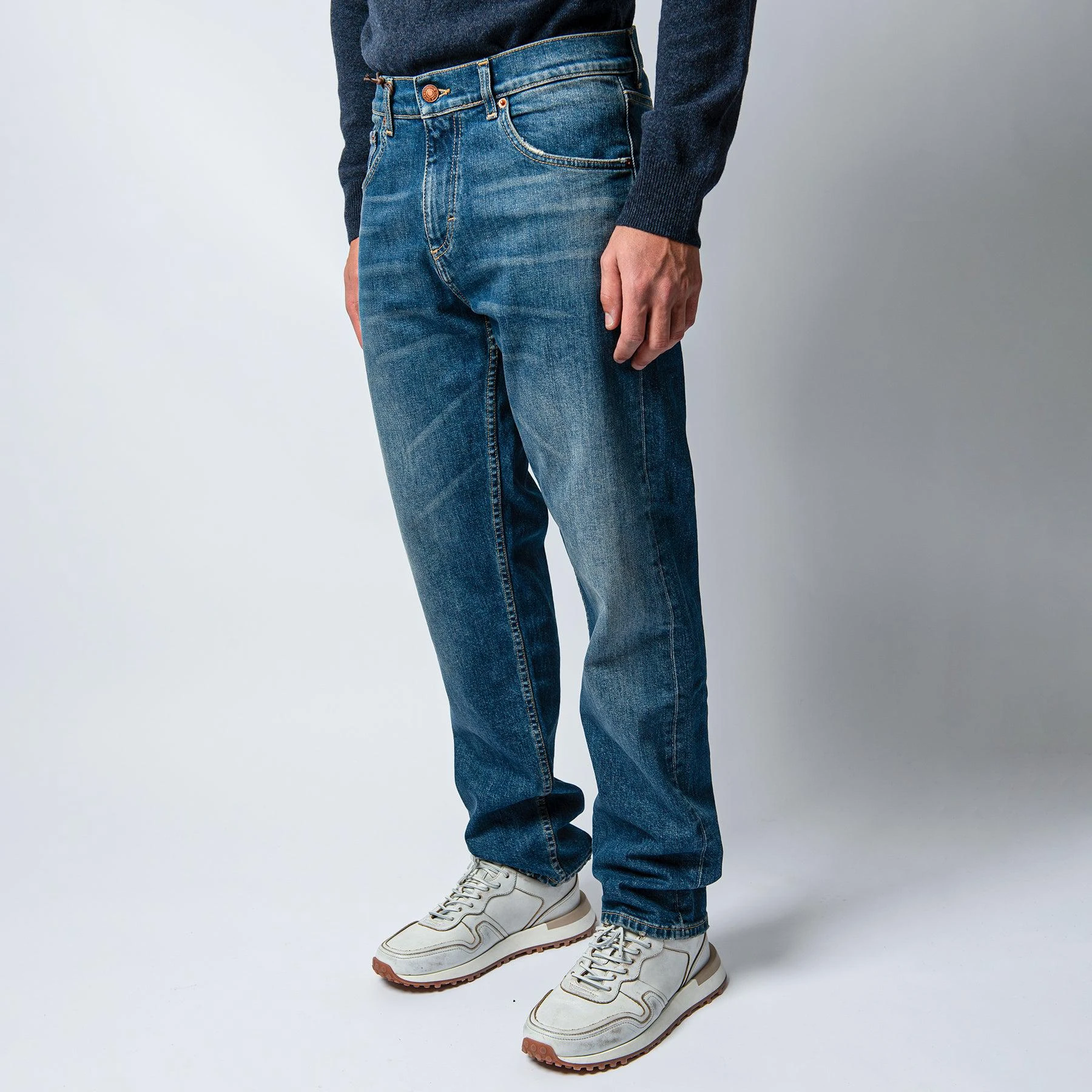 Oscar Jacobson JOHAN JEANS DENIM BLUE 4 Oscar Jacobson JOHAN JEANS DENIM BLUE - Bild 2