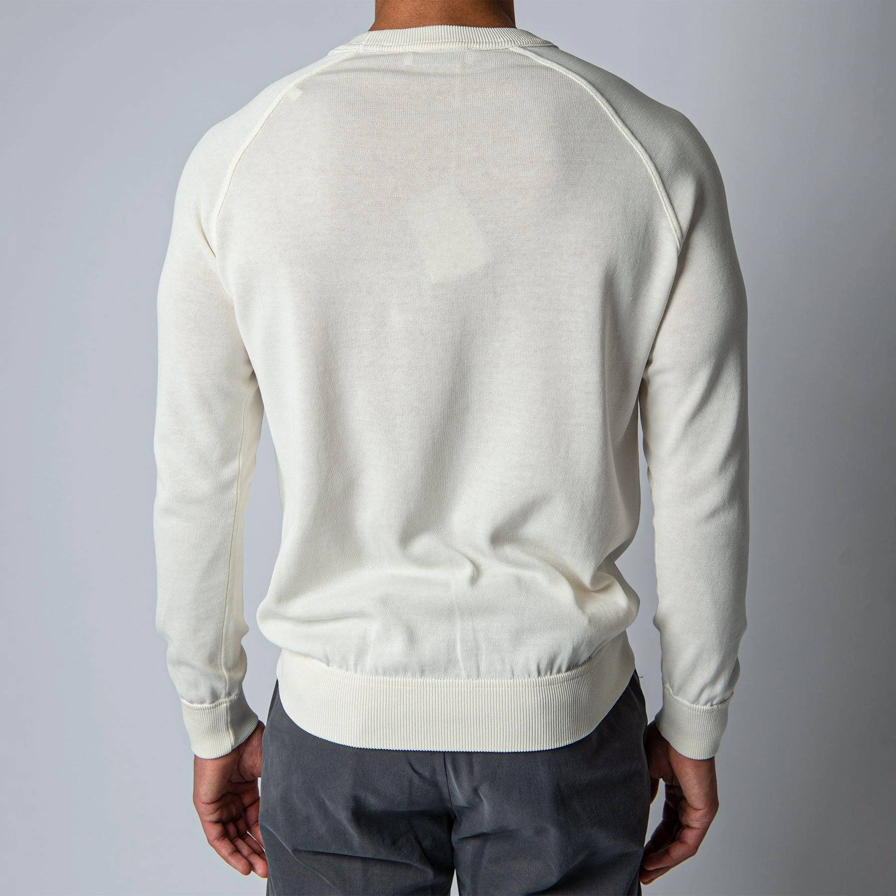 Filippo De Laurentiis LUXURY CREPED COTTON SWEATER OFFWHITE 7 Filippo De Laurentiis LUXURY CREPED COTTON SWEATER OFFWHITE - Bild 5