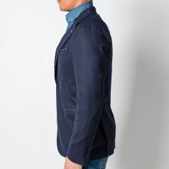 GAIOLA LUXURY HOPSACK WOOL NAVY 10 GAIOLA LUXURY HOPSACK WOOL NAVY -jupiter shop GAIOLAKAVAJ 4