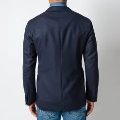 GAIOLA LUXURY HOPSACK WOOL NAVY 12 GAIOLA LUXURY HOPSACK WOOL NAVY -jupiter shop GAIOLAKAVAJ 5