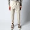 HARRIS WHARF LONDON JOGGING TROUSER TECHNO VISCOSE IVORY -jupiter shop HARRISWHARFBYXA 3