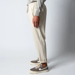 HARRIS WHARF LONDON JOGGING TROUSER TECHNO VISCOSE IVORY -jupiter shop HARRISWHARFBYXA 5