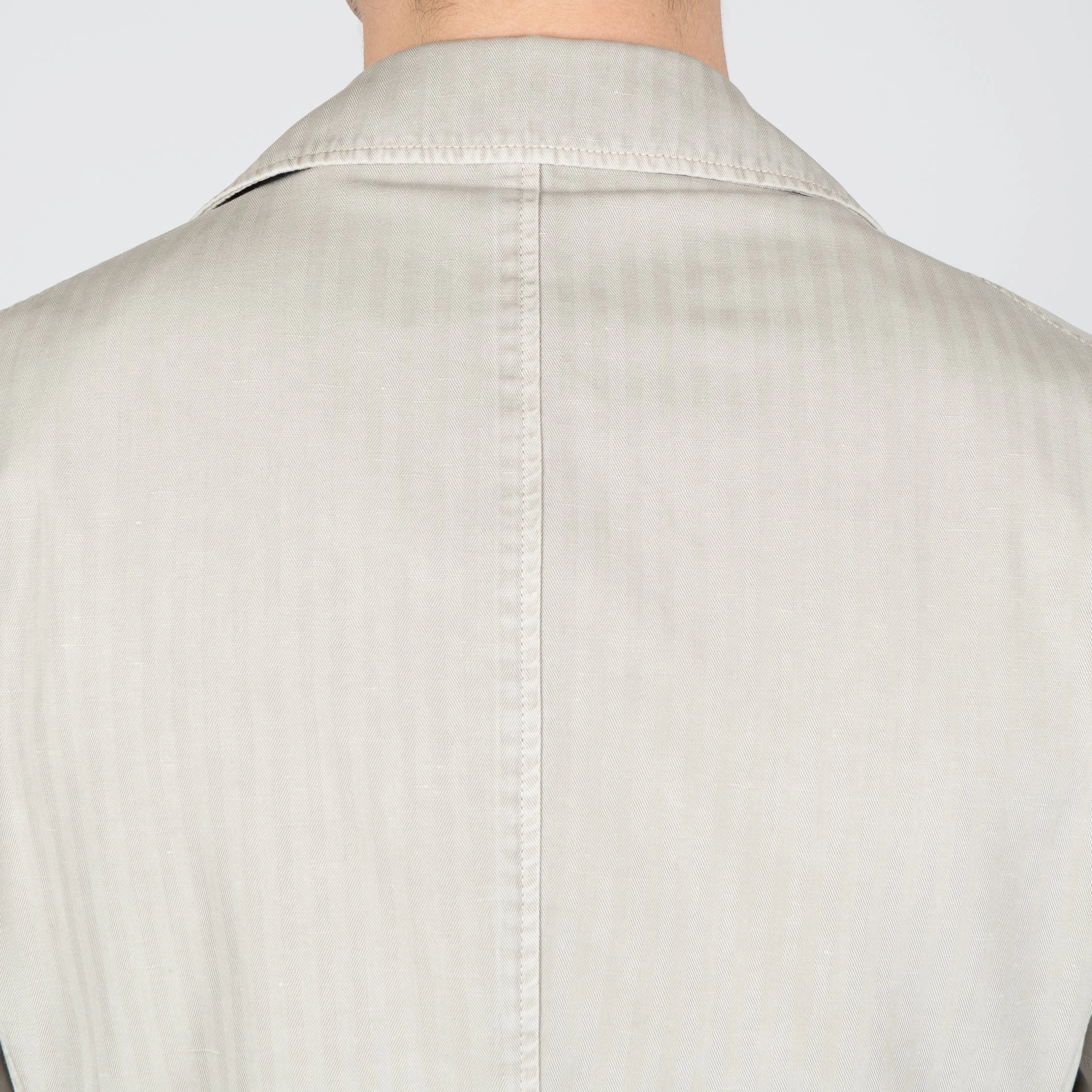 L.B.M.1911 HERRINGBONE SAFARI JACKET LIGHT GREY 10 L.B.M.1911 HERRINGBONE SAFARI JACKET LIGHT GREY - Bild 8