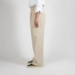 HAVERSACK HIGH WAISTED GABARDINE TROUSER BEIGE -jupiter shop HIGH WAISTED GABARDINE TROUSER BEIGE BYXA HAVERSACK Jupiter Kungsgatan Norrlandsgatan Stockholm 4