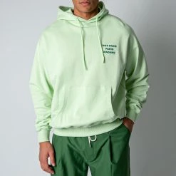 Drole De Monsieur LE HOODIE CLASSIQUE LIGHT GREEN