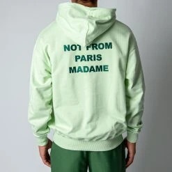 Drole De Monsieur LE HOODIE CLASSIQUE LIGHT GREEN -jupiter shop HOODIEDROLEDEMONSIEUR 5