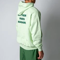 Drole De Monsieur LE HOODIE CLASSIQUE LIGHT GREEN -jupiter shop HOODIEDROLEDEMONSIEUR 6