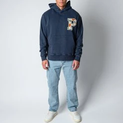 President's PATCHED HOODED SWEATER NAVY BLUE -jupiter shop HOODIEPRESIDENT S 1 7537b014 2c05 41b9 b8b4 52dafa244eba