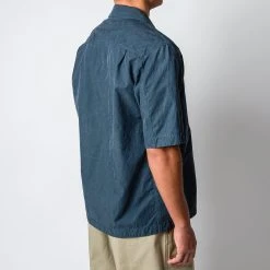 Stone Island COTTON MIX OVERSHIRT DARK BLUE -jupiter shop HYBRIDSKJORTASTONEISLAND 1