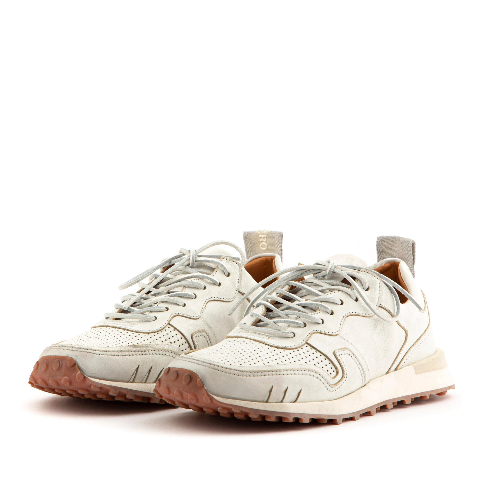 Buttero FUTURA USED LEATHER SNEAKER WHITE 4 Buttero FUTURA USED LEATHER SNEAKER WHITE - Bild 2