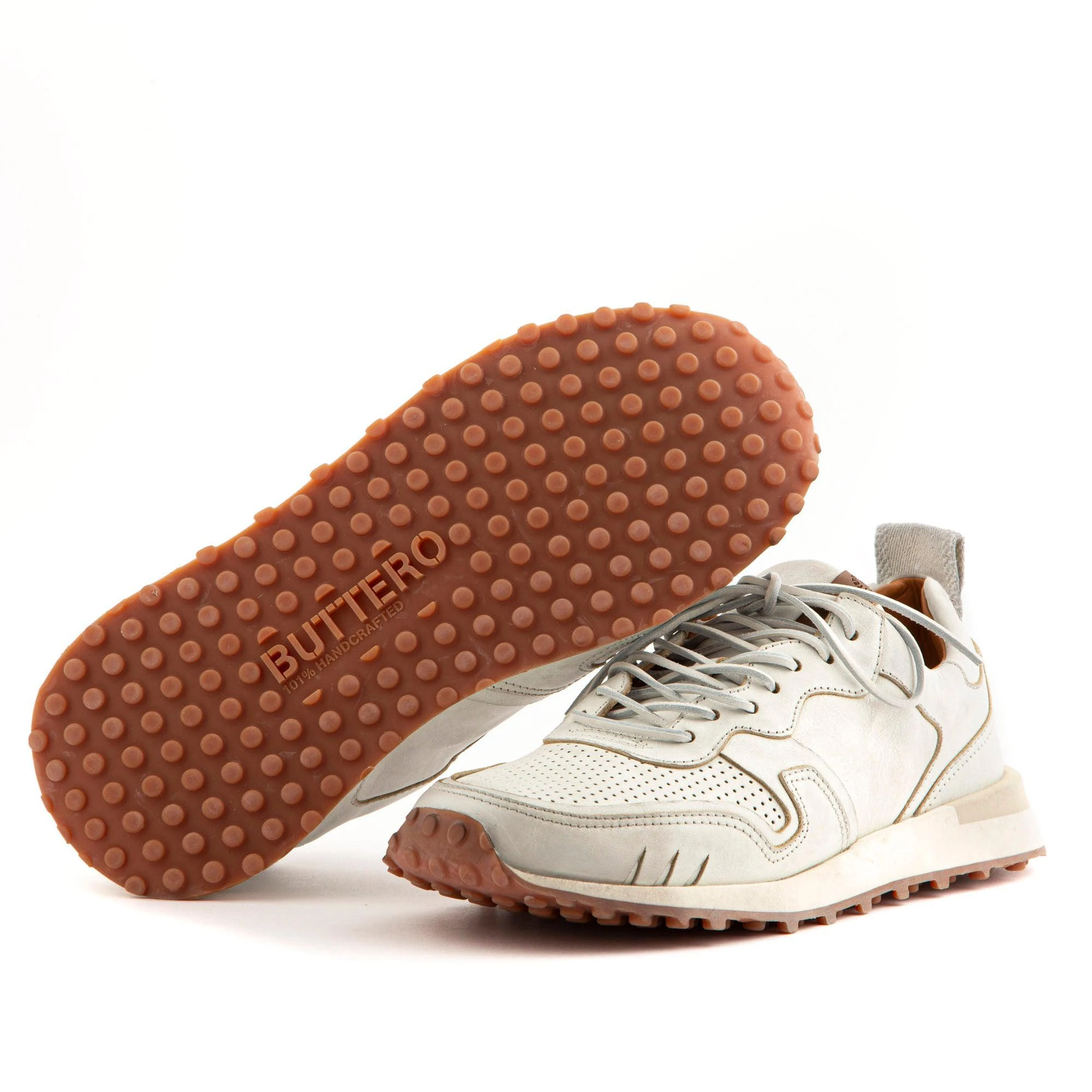 Buttero FUTURA USED LEATHER SNEAKER WHITE 5 Buttero FUTURA USED LEATHER SNEAKER WHITE - Bild 3