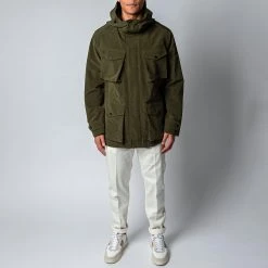 Paul&Shark HIGH DENSITY SAVE THE SEA PARKA DARK GREEN -jupiter shop JACKAPAUL SHARK 1 3ff429af ba92 46e6 933a 0275553efff6